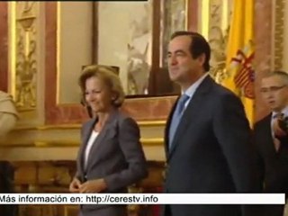 Elena Salgado entrega los Presupuestos Generales de 2011 en el Congreso