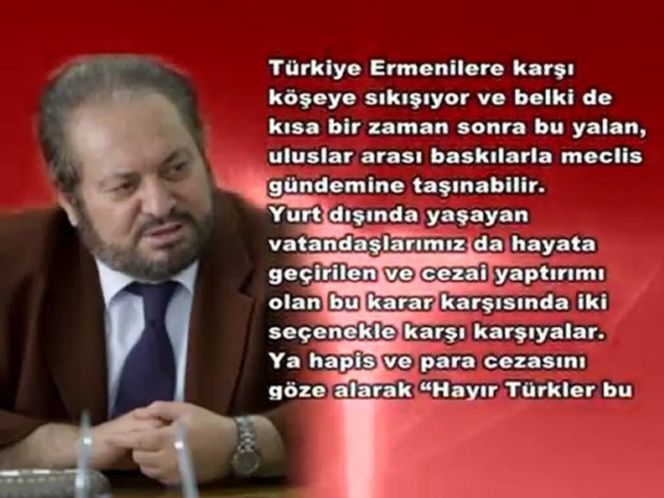 SOYKIRIM TASARISININ KABULUNÜN ARDINDAN