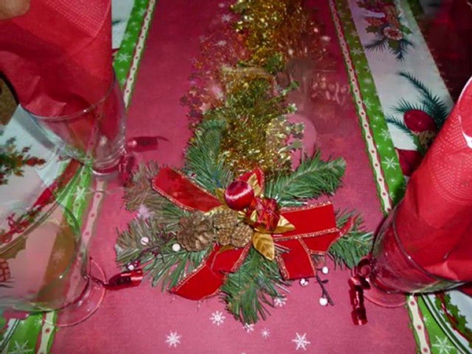 table du revellion de noel