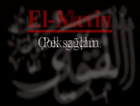 Allah'ın Güzel isimleri Esma ül Hüsna & Türçe Anlamı