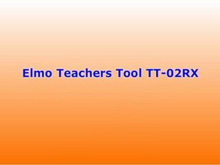 Elmo Teachers Tool TT-02RX