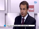 22M: Zapatero asegura que 'no adelantará las elecciones'
