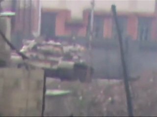 Flagrante da violência em Homs