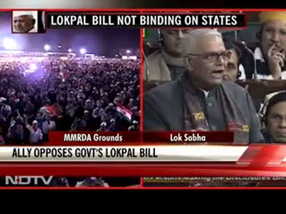 'India's most corrupt govt has placed an old man on a fast'