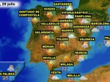 El tiempo en España por CCAA,  jueves 28 y viernes 29 de julio