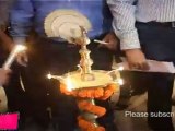 Decent Abhishek Bachchan Lights Lamp @ Press Club Calender Launch