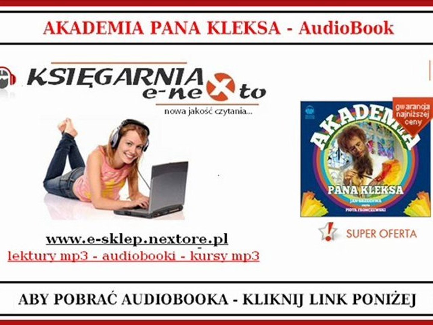 ⁣AKADEMIA PANA KLEKSA | AUDIOBOOK MP3 - BAJKA na MP3 - Słuchaj Online