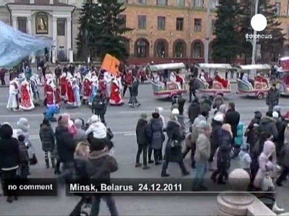 Christmas and New Year Parade in Belarus - no comment