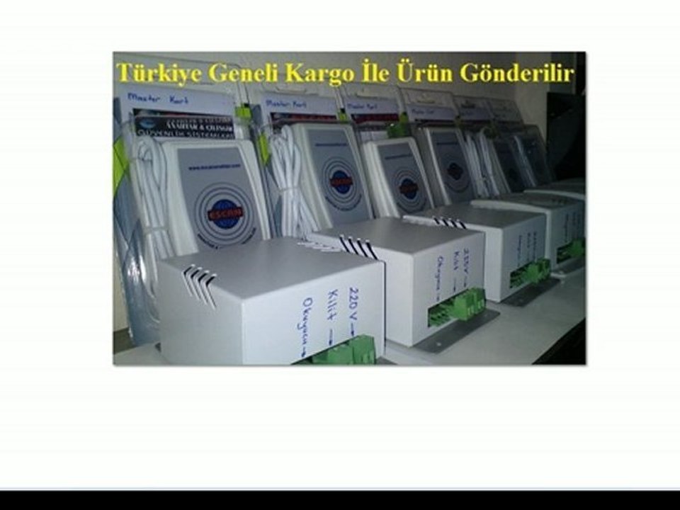 Anahtarsız Kartlı Geçiş Göstergeç Sistemi Toptan Satış Fiyatları escan anahtar da