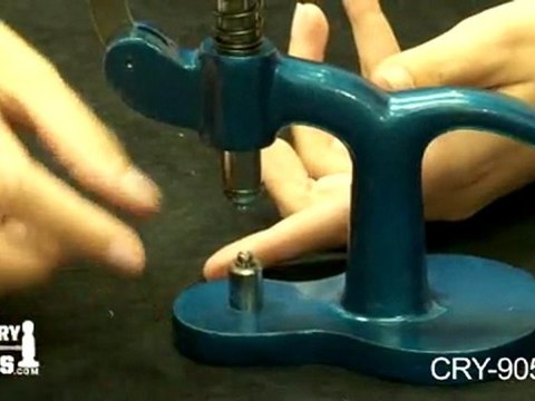 CRY-905.00 - Case Press with Nylon Dies - Jewelry Tools Demo