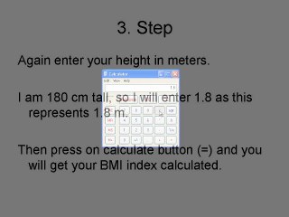Calculate my BMI