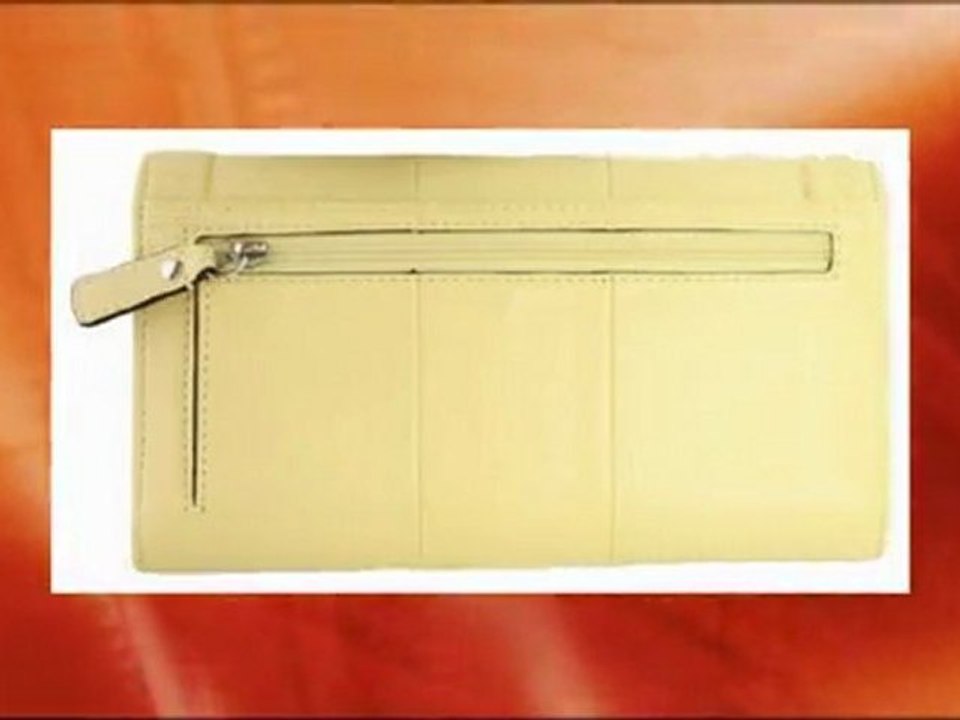 Coach Kristin Leather Slim Envelope Wallet Peony