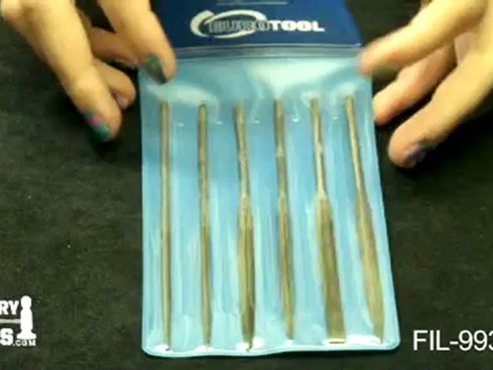 FIL-993.00 - Economy Needle File Set, 6 Piece Set - Jewelry Making Tools Demo