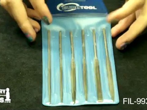 FIL-993.00 - Economy Needle File Set, 6 Piece Set - Jewelry Making Tools Demo
