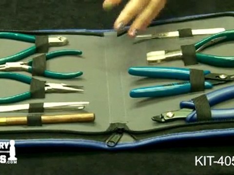 KIT-405.09 - Superior Beader's Tool Kit, 9 Piece Set - Jewelry Tools Demo