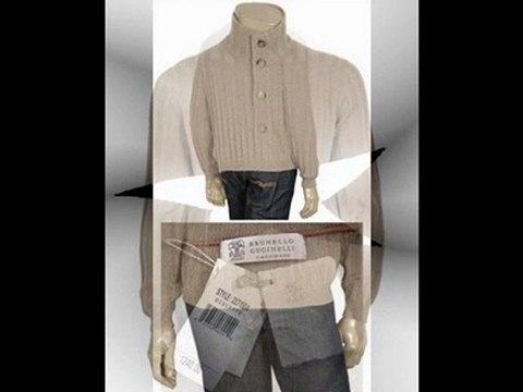 Brunello Cucinelli Mockneck Cashmere Sweater