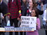 Demanda contra diario El Universo en Ecuador marcó marzo de 2011 - NTN24.com
