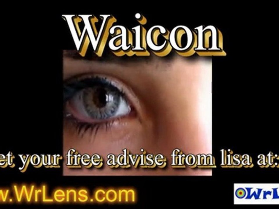 Waicon Gris (Grey) color on brown eyes