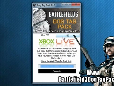 Battlefield 3 Dog Tag Pack DLC Leaked on Xbox 360 / PS3!!