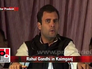 Congress Leader Rahul Gandhi in Kaimganj (U.P) Part 12