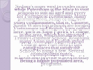 Sydney’s Inner West Suburbs