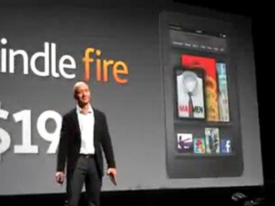 Amazon CEO Jeff Bezos Announces Price of Kindle Fire Color Tablet 199