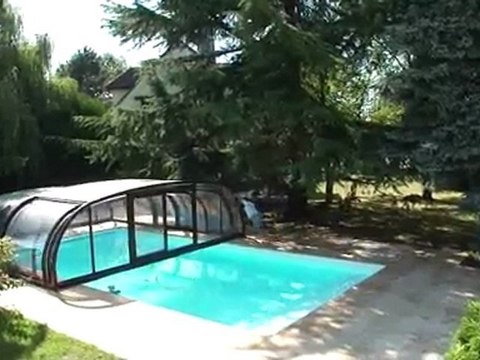 Ouverture abris piscine médium - Woestelandt Piscines - Bourges, Vierzon, Orléans