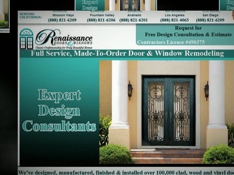 888-821-6206 ~ Entry Doors Huntington Beach, CA