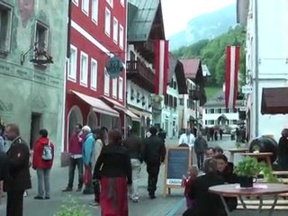 May Day at the White Horse Inn at Lake Wolfgang, Austria