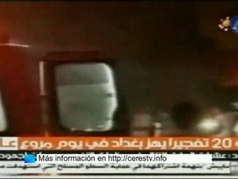 Cadena de atentados mortales en Iraq