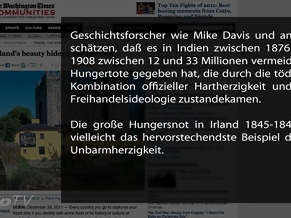 Genozid war schon immer bewußte Politik des Imperiums