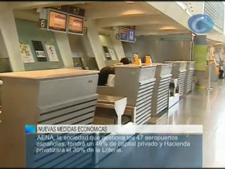 Zapatero no prorrogará los 426 euros a los parados y privatizará AENA y Loterias