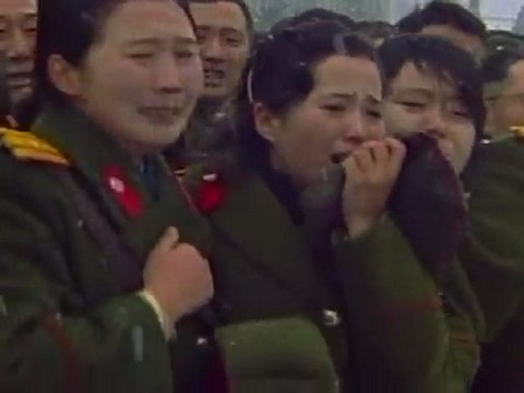 Fin de la procession des obsèques de Kim Jong-Il