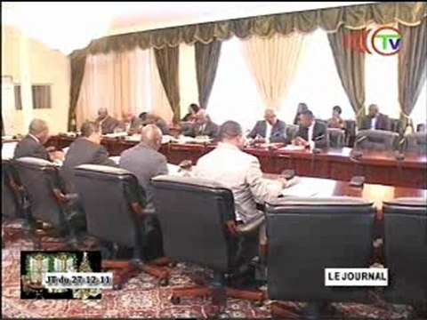 Réunion des ministres du pôle des infrastructures de base