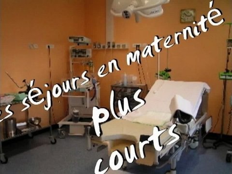 Séjours en maternité + courts