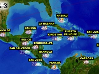 El tiempo en América (Cánada, EE.UU, Centro y Sudamérica), martes 3 y miércoles 4 de mayo