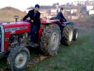 LG R50 İle mf 240S BÜYÜK ÇEKİŞME