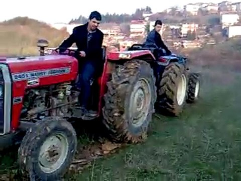 LG R50 İle mf 240S BÜYÜK ÇEKİŞME