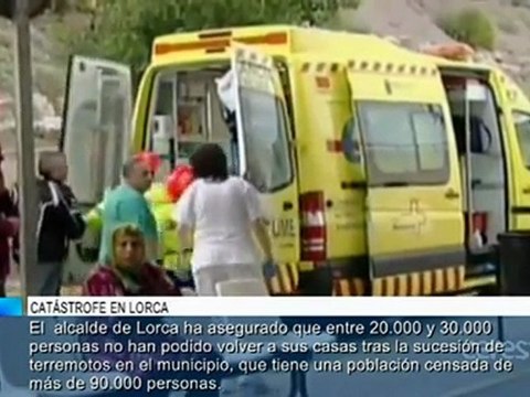 Nueve muertos y 167 heridos como consecuencia del doble terremoto que sacudió el miércoles Lorca