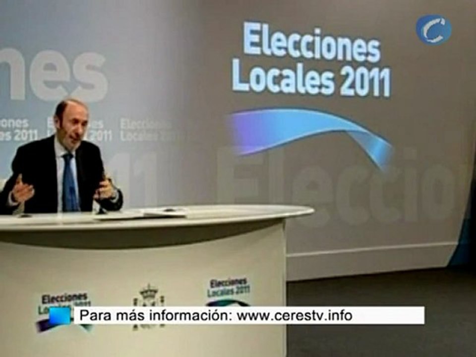 22M: Rubalcaba comparece ante los medios para ofrecer primeros resultados