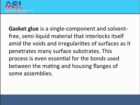 Gasket Glue - To Workout The Inadequacies Of Gaskets