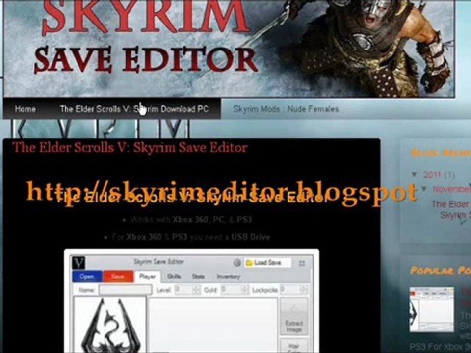 Skyrim Editor