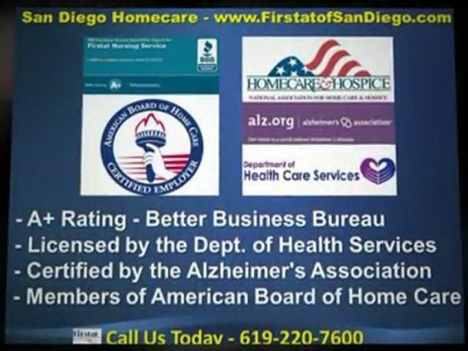 Home Nursing Coronado, Del Mar, Call 619-220-7600