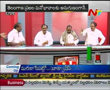 Live Show with KSR - TDP Y.Rajendra Prasad,Cong Krishna Reddy,TRS N.Narsimha Reddy - 02
