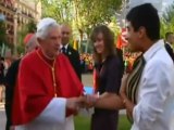 Los Reyes y Zapatero reciben al Papa