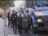 15-O: Graves disturbios y enfrentamientos en las manifestaciones de Roma