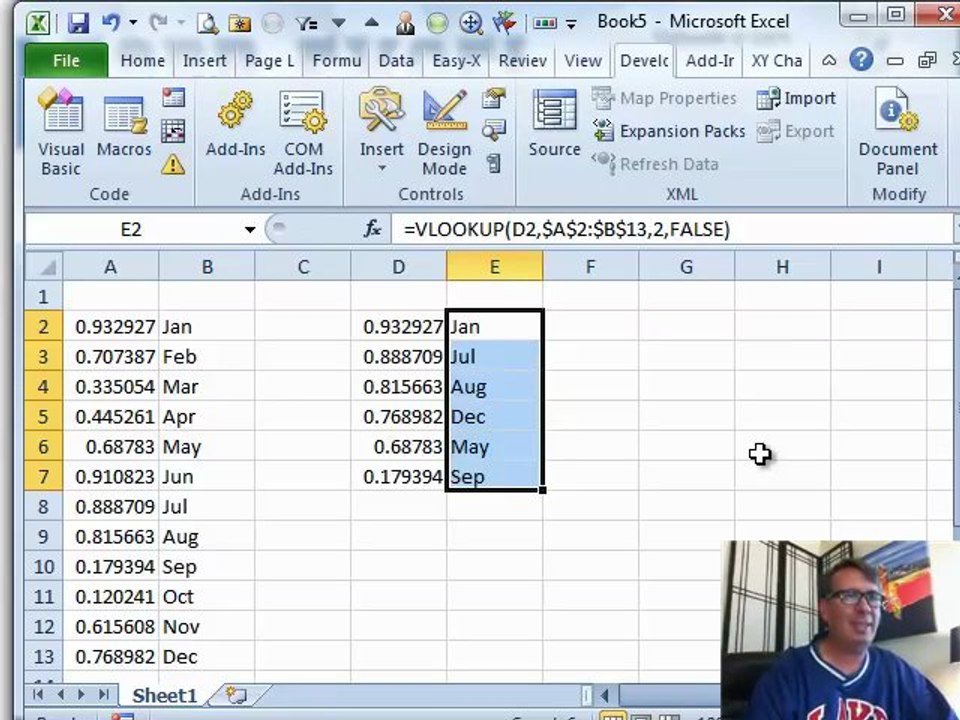 Learn Excel 2010 - "Random with No Repeats" #1471