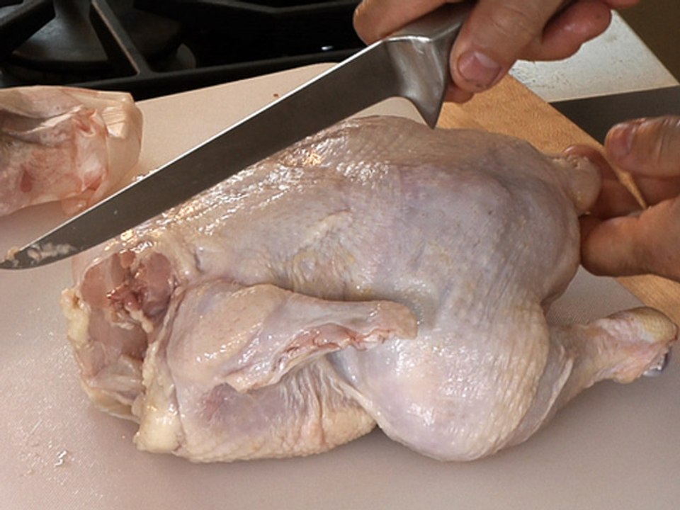 How to quarter a chicken