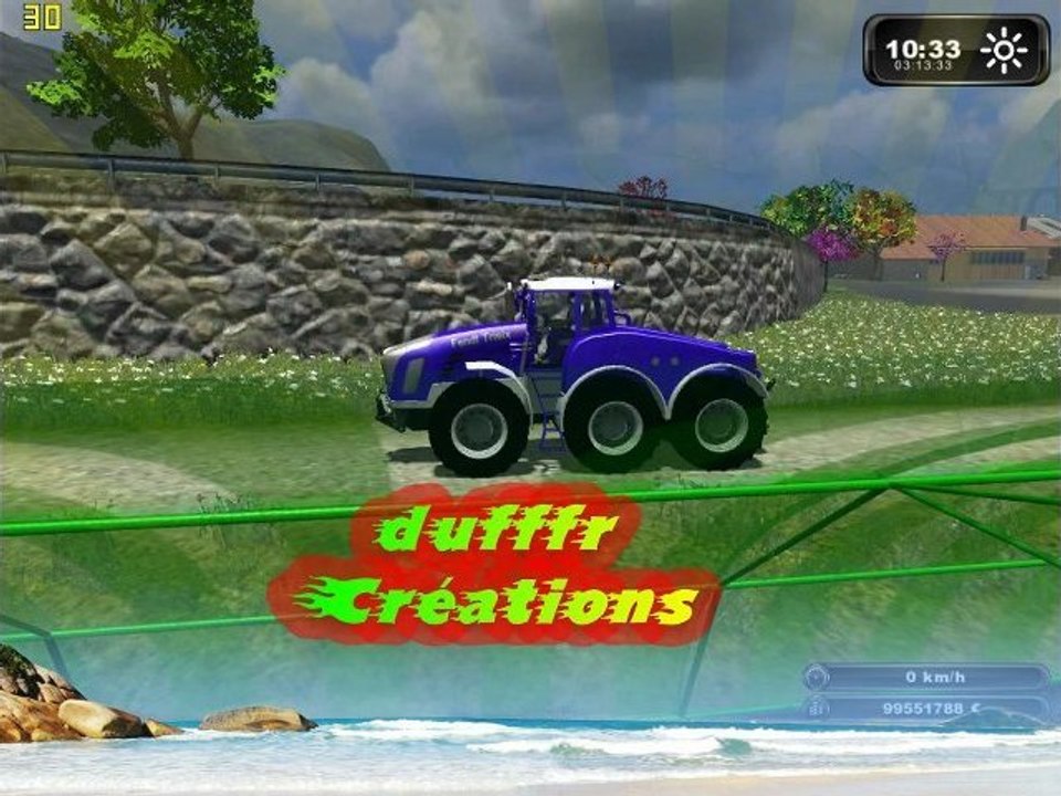 essai de textures sur Farming Simulator 2011