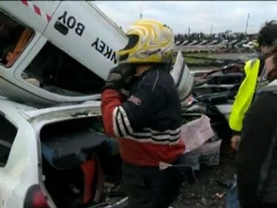 Car jumping championships: Thrills, crashes and...
